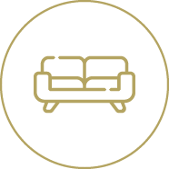 Sala com 2 ambientes