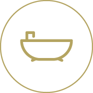 Lavabo e banheiro social